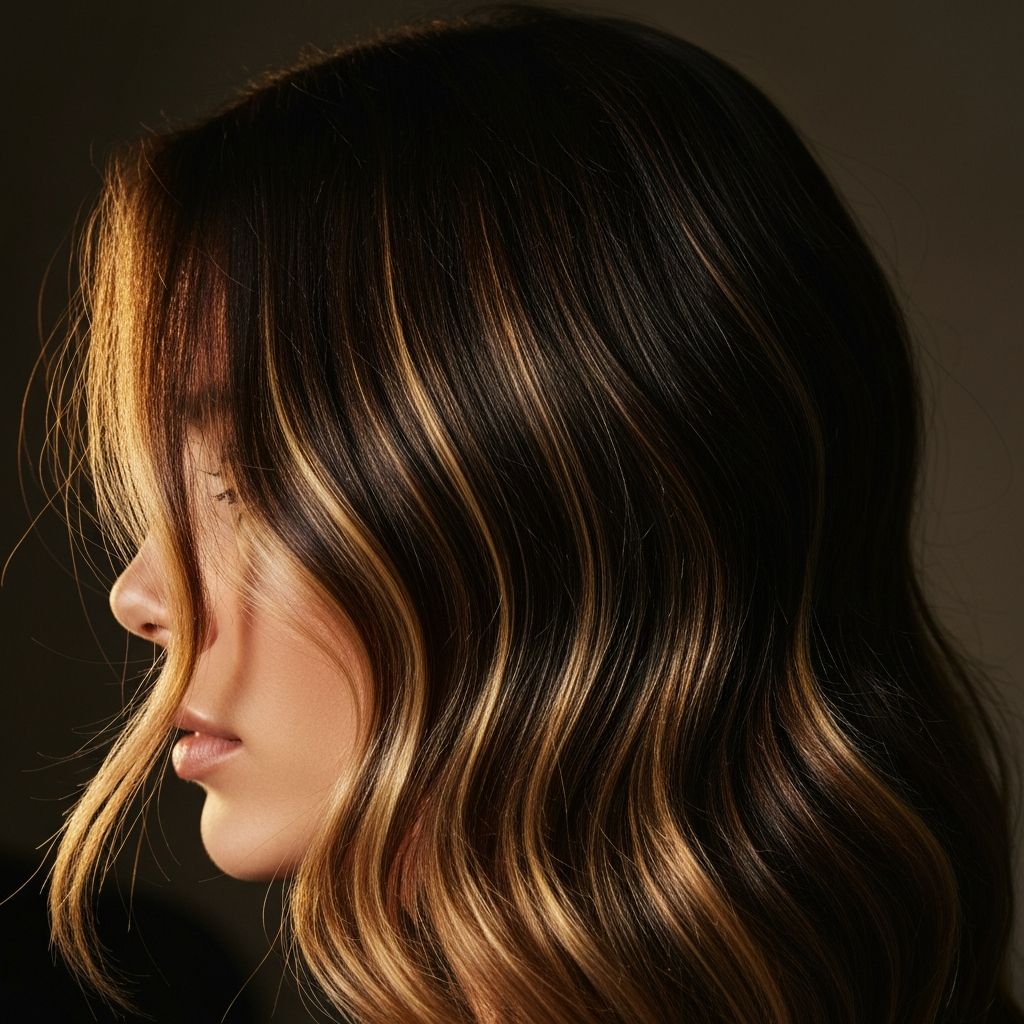 Balayage hair color